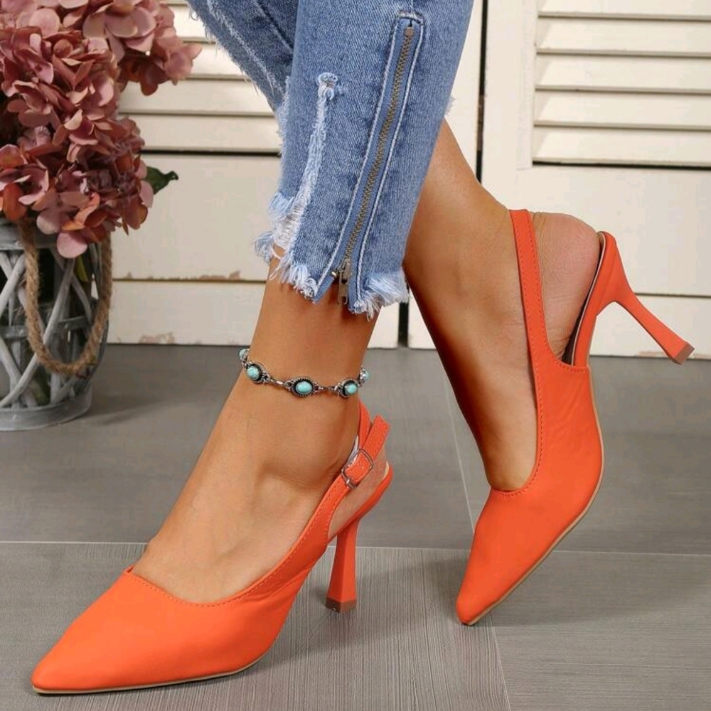 Summer Autumn Women's Shoes Women's High Heel Sandals Stiletto High Heels Pointe - Picture 2 of 5